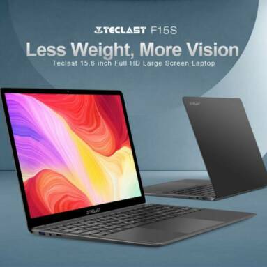 €165 with coupon for Teclast F15S Laptop 15.6 inch Intel Celeron N3350 8GB RAM 128GB eMMC 2.5D Narrow Bezel Aluminum Notebook with Number Keyboard from EU warehouse ALIEXPRESS
