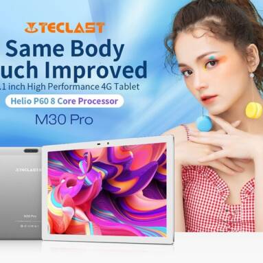 €104 with coupon for Teclast M30 Pro Helio P60 Octa Core 4GB RAM 128GB ROM 4G LTE 10.1″ 1920*1200 Android 10 Tablet – EU Version from BANGGOOD