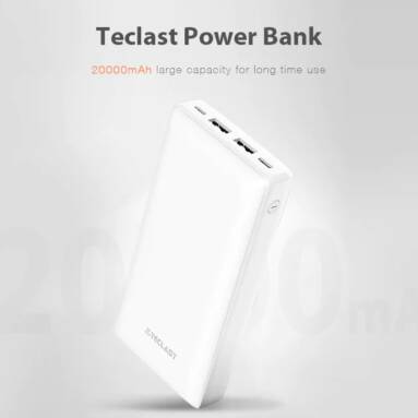 $22 with coupon for Teclast T200K – W 20000mAh Mobile Power from GEARBEST