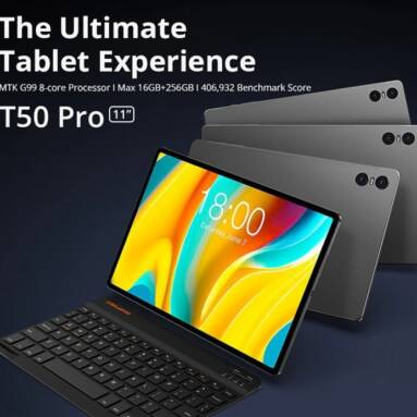 €201 with coupon for Teclast T50 Pro 11in 2K Tablet, Helio G99 8-core Processor, 256GB ROM from BANGGOOD