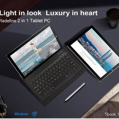 $175 with coupon for Teclast Tbook10S 2 in 1 Tablet PC – BLACK with keyboard from Gearbest