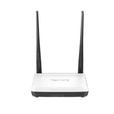 $12 with coupon for Tenda N300V2 Wireless Router  –  BLACK AND WHITE from GearBest