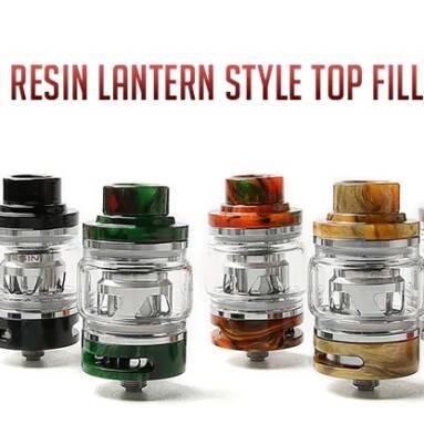 $17 with coupon for Teslacigs Resin Lantern Style Top Fill Tank 4ml – ORANGE from GearBest