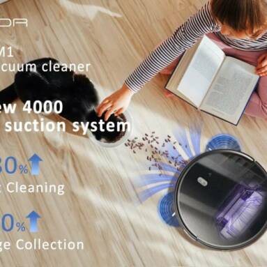 €132 with coupon for Tesvor M1 Robot Vacuum Cleaner 4000PA Suction with Real-Time Room Map and 600ml Dust Box, APP and Alexa Control, for Carpet, Hardwood, Ceramic Tile, Linoleum from EU warehouse HEKKA