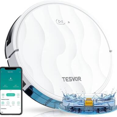 €119 with coupon for Tesvor M2 Robot Vacuum Cleaner with Mop Function from EU warehouse GEEKBUYING