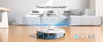 €215 with coupon for Tesvor S7 Pro Robot Vacuum Cleaner with Mop Function from EU warehouse GEEKBUYING