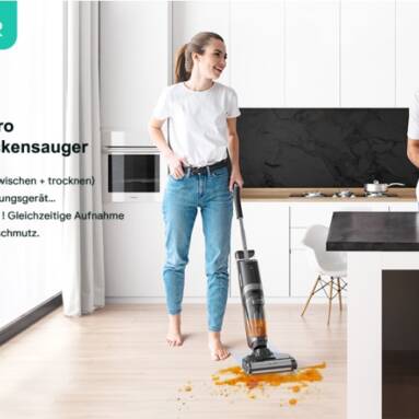 €183 with coupon for Tesvor Wet Dry Vacuum Cleaner, 3-in-1 Washing Vacuum Cleaner, R5 Pro from EU warehouse GSHOPPER