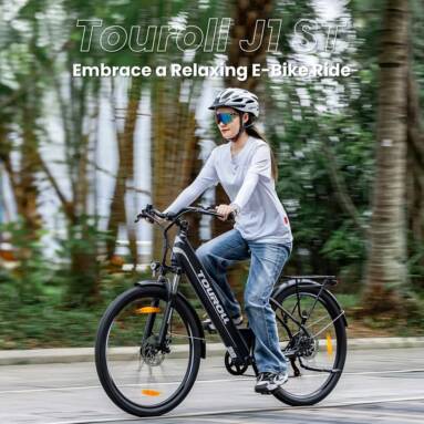 €799 with coupon for Touroll J1 ST Trekking Bike from EU warehouse GEEKBUYING