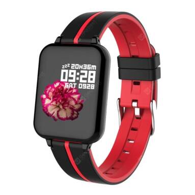 $16 with coupon for Tourya B57 Smart Watch Waterproof Sports Band Android IOS Smart Bracelet For Women Men – Red from GEARBEST