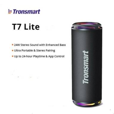 €25 with coupon for Tronsmart T7 Lite 24W Portable Bluetooth Speaker from EU CZ warehouse GEEKBUYING