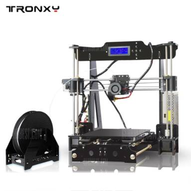 $146 with coupon for Tronxy Acrylic P802 – MHS 3D Printer  –  US PLUG  BLACK from GearBest