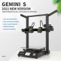 Tronxy Gemini S Dual Extruder 3D Printer