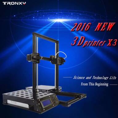 €169 with coupon for Tronxy X3 Desktop High Accuracy LCD Screen 3D Printer Kit – BLACK EU PLUG from GearBest