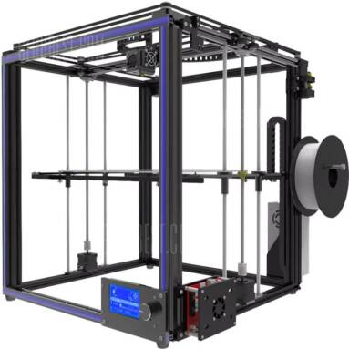 EARLY BIRD $259 with coupon for Tronxy X5S High-precision Metal Frame 3D Printer Kit  –  US PLUG  BLACK from GearBest