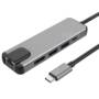 Type-C to HDMI RJ45 USB3.0 Type-C Adapter
