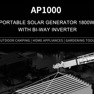 €509 with coupon for UAPOW Apower1000 Portable Power Station from EU warehouse GEEKBUYING