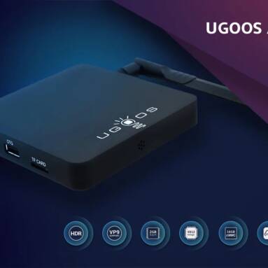 $79 with coupon for UGOOS AM3 TV Box – BLACK EU PLUG from GearBest