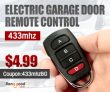 433mhz Electric Garage Door Remote Control from HongKong BangGood network Ltd.