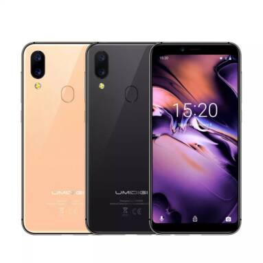 $79 with coupon for UMIDIGI A3 Global Bands 5.5 Inch HD+ 3300mAh 2GB RAM 16GB ROM MT6739 Quad Core 1.5GHz 4G Smartphone – Gold from BANGGOOD