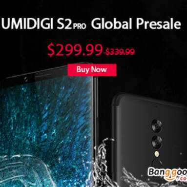 $299.99 for UMIDIGI S2 Pro 6GB+128GB 4G Smartphone from BANGGOOD TECHNOLOGY CO., LIMITED