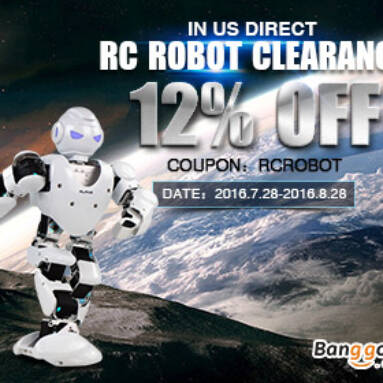 12% OFF for Collection of Robot Clearance In US Warehouse! from BANGGOOD TECHNOLOGY CO., LIMITED