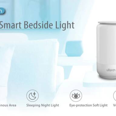 €33 with coupon for UTORCH B01A WiFi Smart Bedside Light with APP / Voice / Button Control from GEARBEST