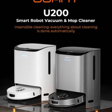 €518 with coupon for UWANT U200 Robot Vacuum Cleaner from EU warehouse GEEKBUYING