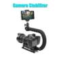 Ulanzi U-Grip Triple Shoe Mount Video Action Stabilizing Handle Grip Rig for iPhone 8 / X GoPro Smartphone Canon Sony DSLR Camera