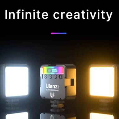 €13 with coupon for Ulanzi VL49 RGB Full Color LED Video Light 2500K-9000K with Magnetic Mini Fill Lamp Extend 3 Cold Shoe 2000mAh Type-c Port for Youtube Tik Tok Live Broadcast Photography from EU ES warehouse BANGGOOD