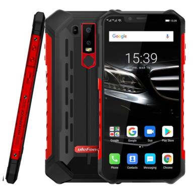 €158 with coupon for Ulefone ARMOR 6E NFC IP68 IP69K Waterproof 6.2 inch 4GB 64GB Helio P70 Octa core 4G Smartphone – Red EU Version from EU SPAIN BANGGOOD