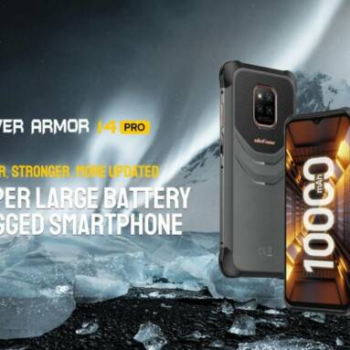 €155 with coupon for Ulefone Power Armor 14 Pro Global Version Helio G85 6GB RAM 128GB ROM 6.52 inch 60Hz Refresh Rate 10000mAh IP68 IP69K Android 12.0 Rugged 4G Phone from GSHOPPER