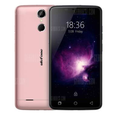 $99 with coupon for Ulefone Vienna 32GB ROM 4G Phablet  –  PINK from GearBest