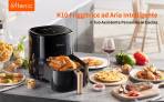 €91 with coupon for Ultenic K10 Smart Air Fryer Oil-free Electric Oven Non-stick Pan 5L 11 Presets LED Touch Screen APP Voice Amazon Alexa Google Assistant Control from EU warehouse GEEKBUYING
