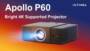Ultimea Apollo P60 LCD Smart Projector