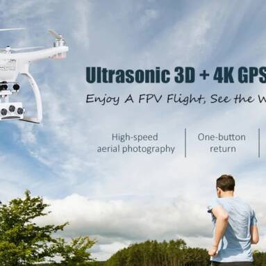 $579 with coupon for Ultrasonic GPS VR 3D + 4K PTZ Gimbal Photography Aircraft from GEARBEST
