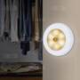 Utorch 6 LEDs Motion Sensor Night Light  -  WARM LIGHT  WHITE