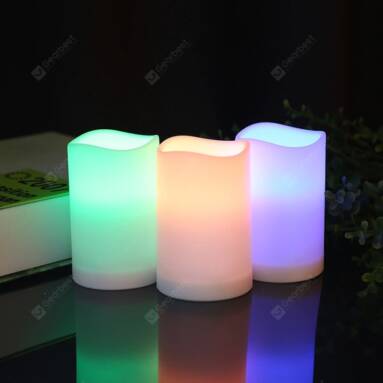 $5 with coupon for Utorch Remote Control Candle LED Light 3pcs from GearBest