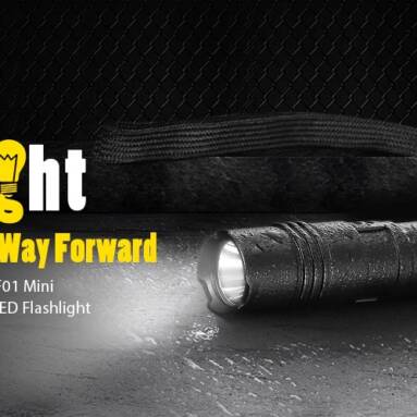 $5 with coupon for Utorch SF01 Portable LED Flashlight – BLACK from GearBest