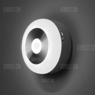 $8 with coupon for Utorch Smart Sensor Night Light for Cabinet Kitchen  –  WHITE LIGHT  WHITE from GearBest