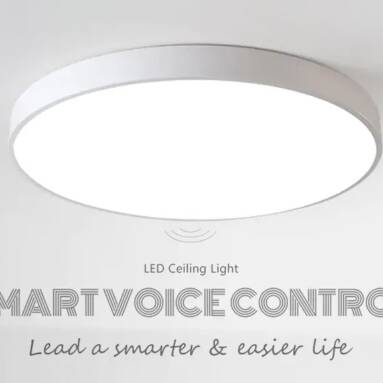$34 with coupon for Utorch UT40 Smart Voice Control LED Ceiling Light 24W AC 220V – WHITE 40CM from GearBest