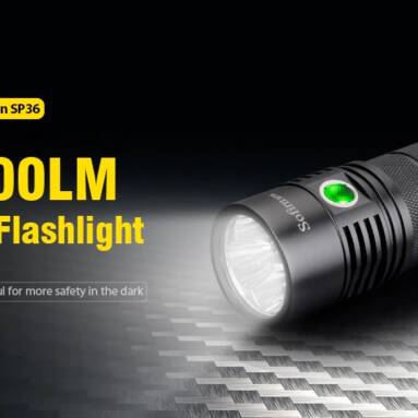 $43 with coupon for Utorch Sofirn SP36 6000LM LED Flashlight from Gearbest