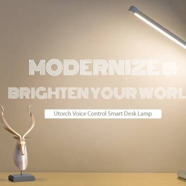 $19 with coupon for Utorch Voice Control Smart Desk Lamp from GearBest