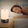 Utorch Wake Up Light Touch Sensor Clock LED Bedside Lamp  -  BLACK