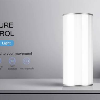 $16 with coupon for Utorch YL304B 3D Indoor Smart Gesture Control Night Light – SILVER from GearBest