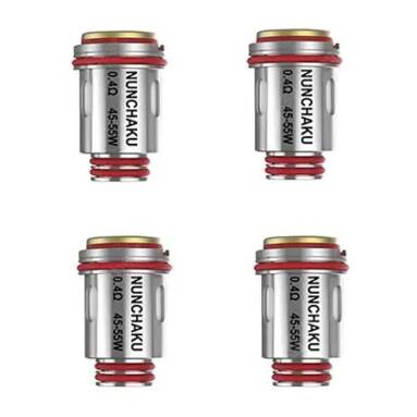 $8 with coupon for Uwell Nunchaku Replacement 0.4 ohm Coil 4pcs from Gearbest