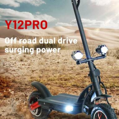€865 with coupon for  V-Y12PRO Off Road Electric Scooter 10 inch Air Filled Tire Portable Foldable Electric Scooter 48V 17.5Ah 800W Long-range Battery 60KM from EU warehouse GSHOPPER