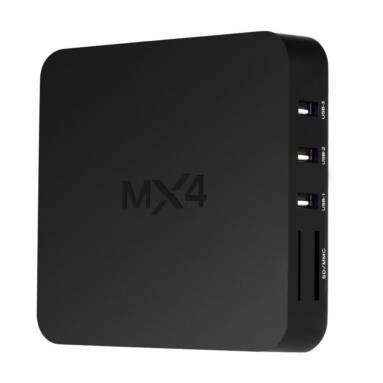 44% OFF MX4 Smart Android 6.0 TV Box KODI 16.1 RK3229 1G/8G,limited offer $25.99 from TOMTOP Technology Co., Ltd