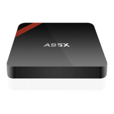 40% OFF A95X Android 6.0 TV Box S905X 1G / 8G US Plug,limited offer $32.99 from TOMTOP Technology Co., Ltd