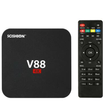 56% Off V88 Smart Android 6.0 TV Box RK3229 1G / 8G US Plug,limited offer $16.49 from TOMTOP Technology Co., Ltd