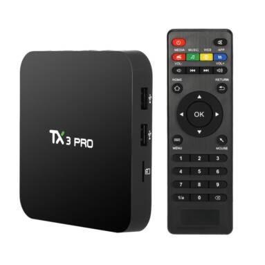 60% OFF TX3 PRO Smart Android 6.0 TV Box Amlogic S905X 1G / 8G,limited offer $22.49 from TOMTOP Technology Co., Ltd